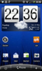 Image Gallery: Typical Home screen panel