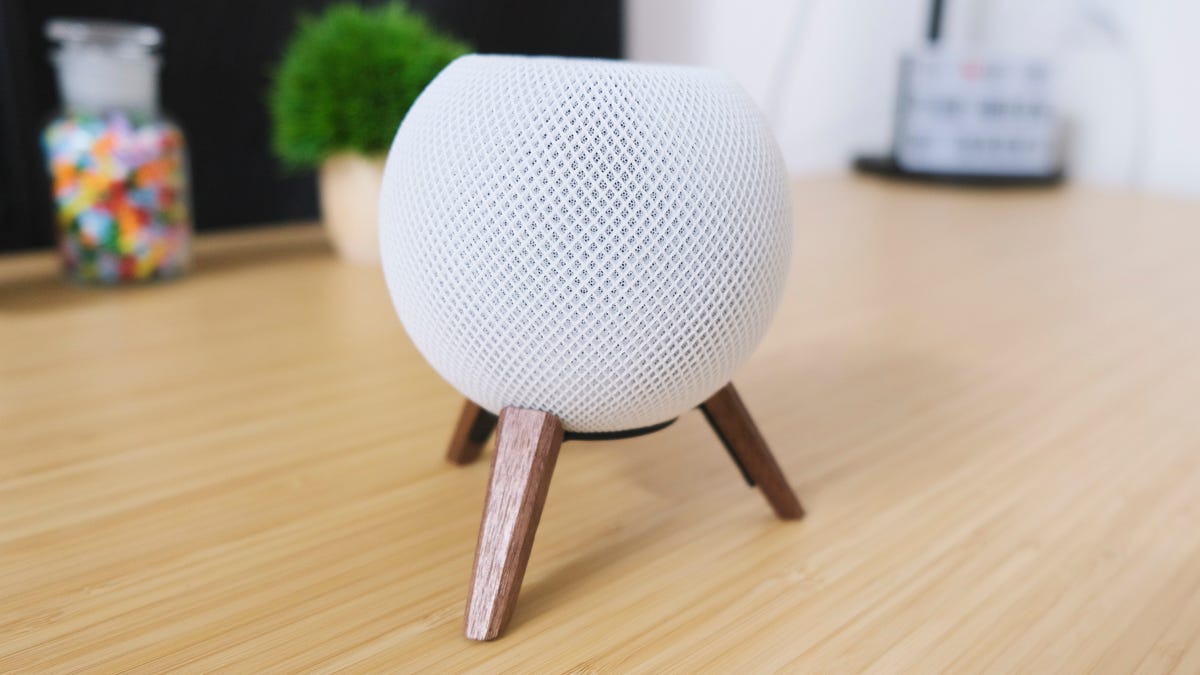 The mid-century HomePod Mini tripod stand you didn’t know you needed