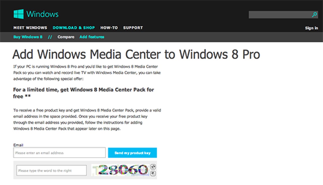 windows 8 for free legitimate pro crack key microsoft media center upgrade exploit