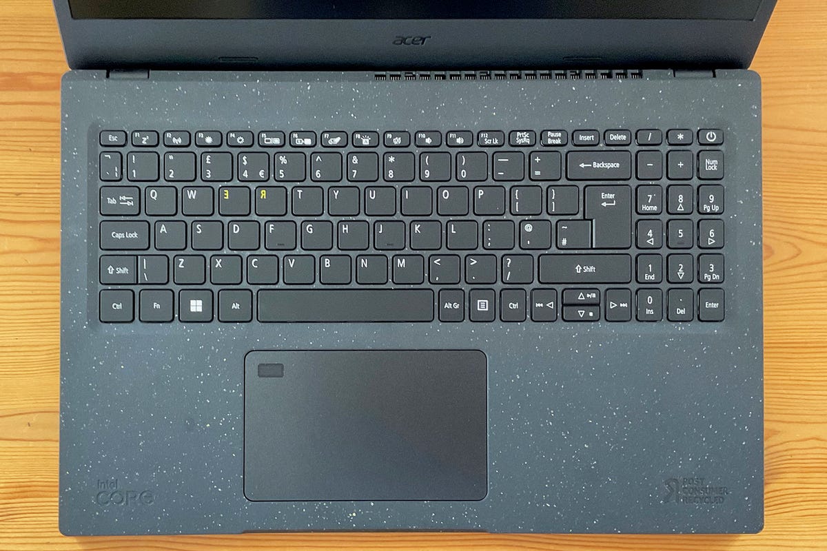 Acer TravelMate Vero: keyboard