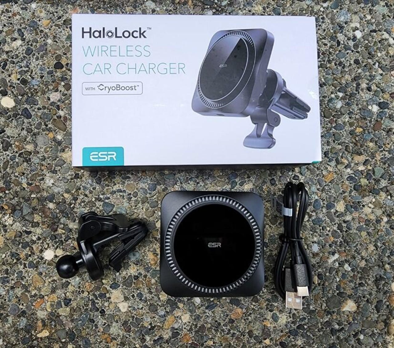 ESR Halolock MagSafe Wireless Car Charger with CryoBoost