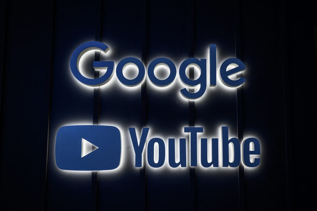 Google YouTube logos