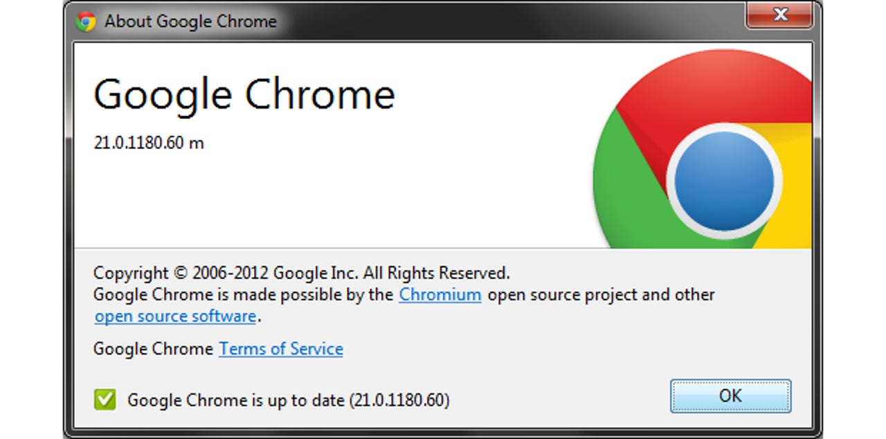 Google Chrome 21 is out