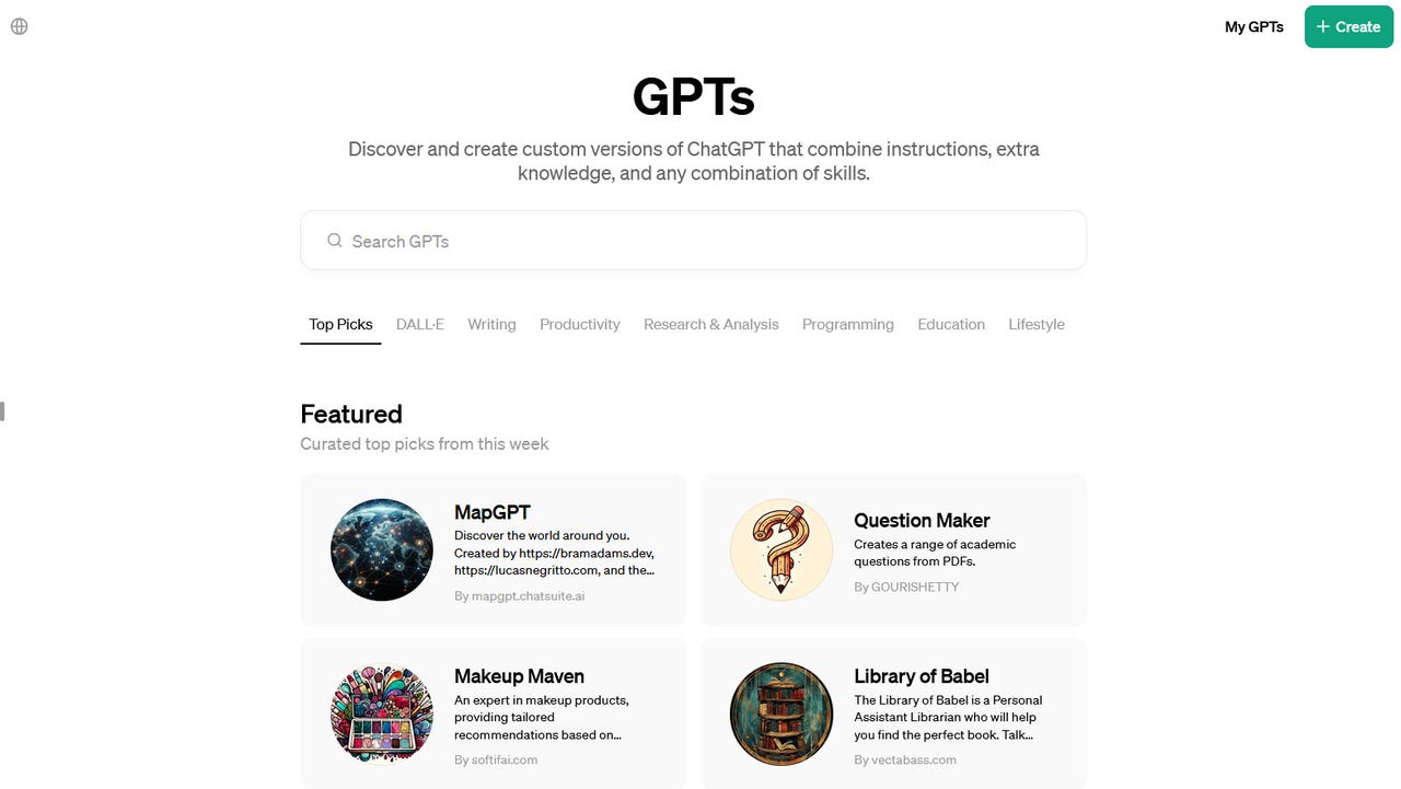 OpenAI's GPT Store