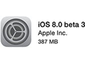 iOS 8 beta 3 released to developers