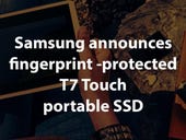 Samsung fingerprint-protected T7 Touch portable SSD