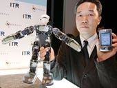 Photo: Robot ITR surfs the Internet