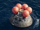 Orion parachute splashdown completes Artemis I moon mission