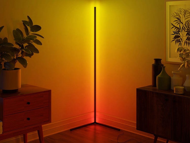 Get 60% off this minimalist floor lamp with over 16 million colors | ZDNet