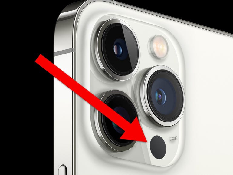 Apa yang dilakukan titik hitam di iPhone ini?