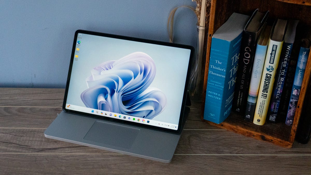 Microsoft Surface Laptop Studio 2 on a table