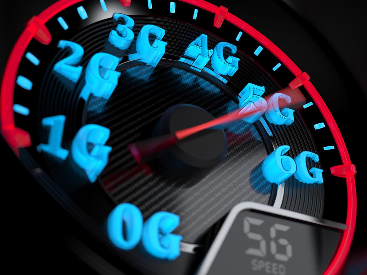 The evolution of the 5G . speedometer