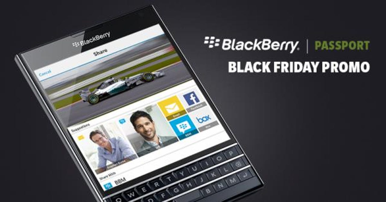 BlackBerry Black Friday promo offers $200 off an unlocked Passport