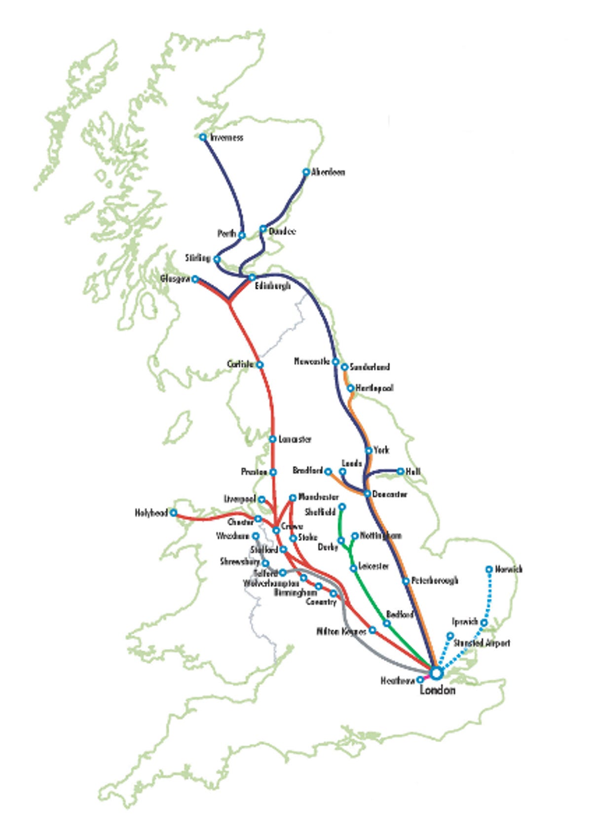 Map shows UK train Wi-Fi costs | ZDNET