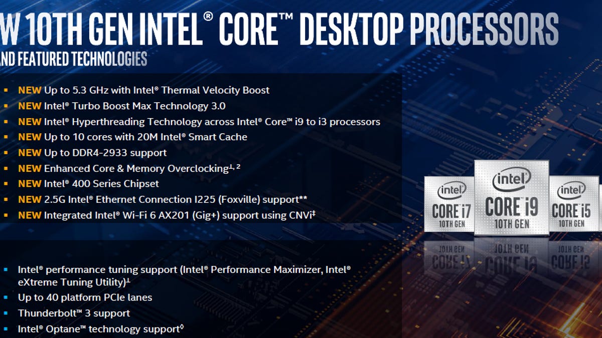 Intel launches 10th gen Intel Core desktop processor with perks