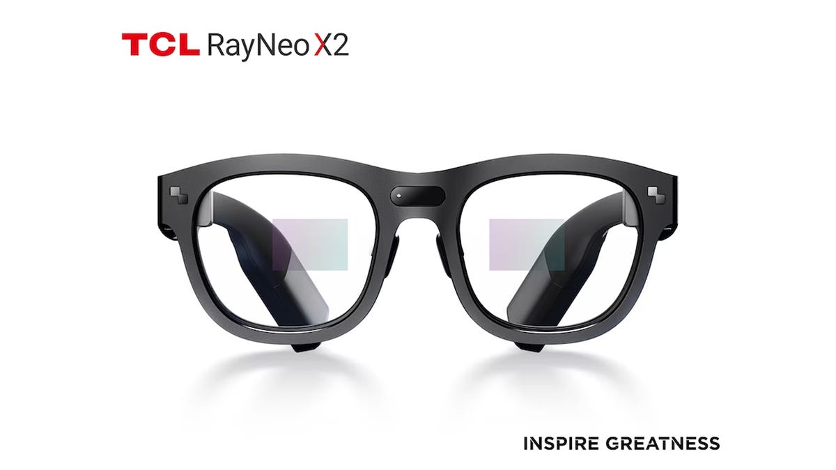 TCL’s RayNeo X2 head-mounted display glasses