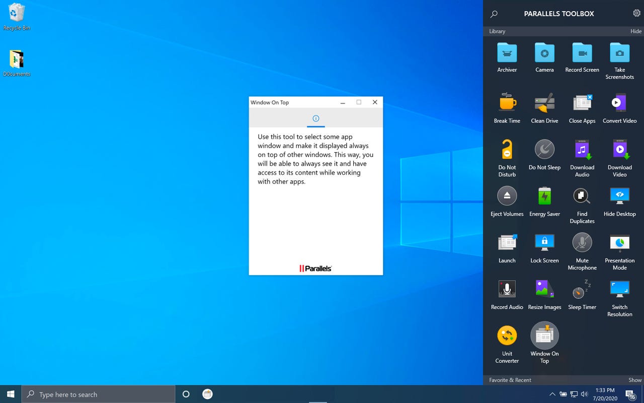 parallels-toolbox-window-on-top-windows-10-screenshot
