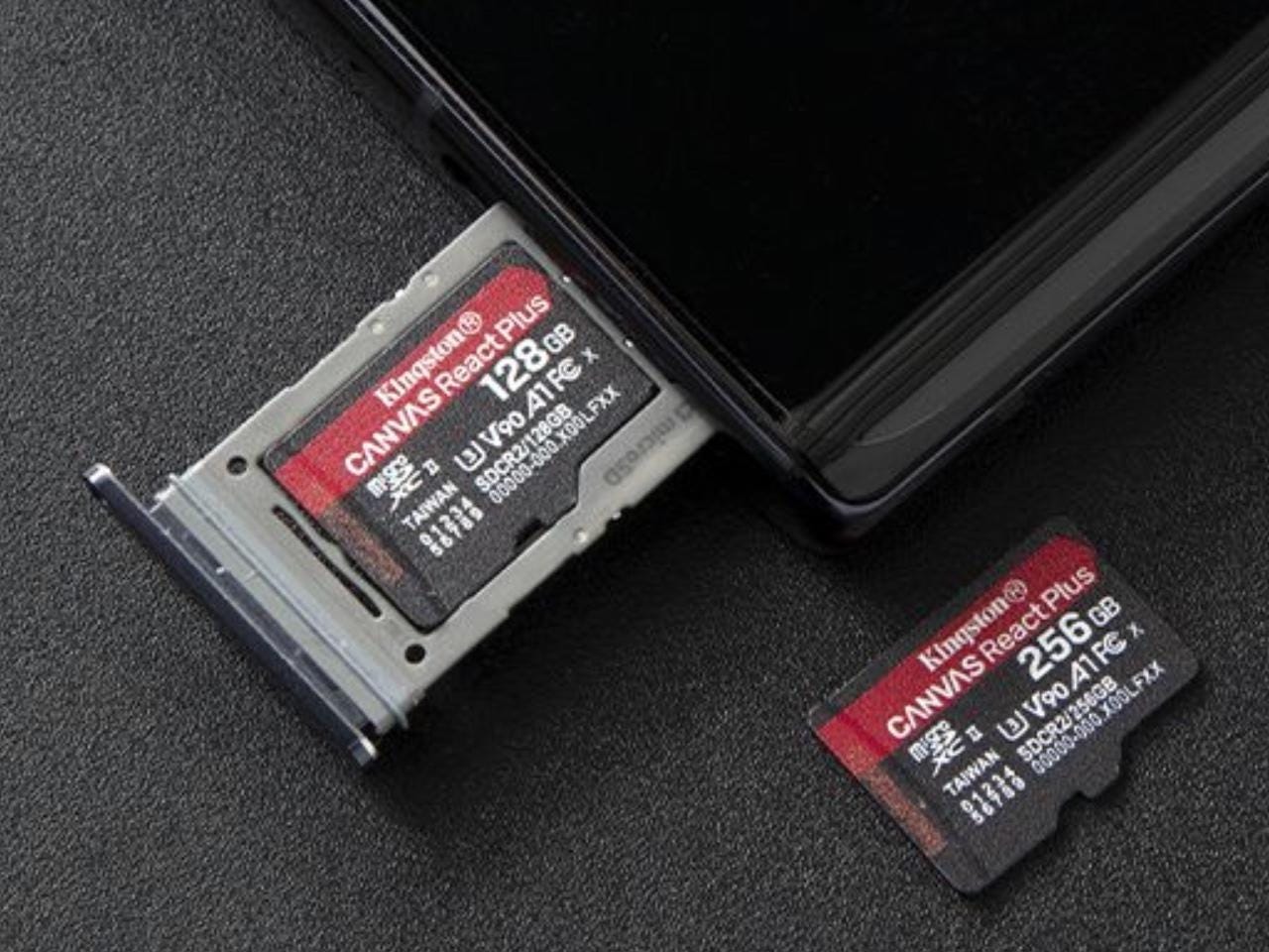Canvas React Plus microSDS card