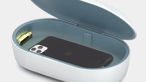 Totallee UV phone sanitizer with built-in wireless charger