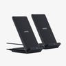 Anker 313 wireless charger stand (2 pack) in black.