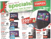 Staples Black Friday 2012 ad leaks: Laptop, desktop, tablet PC deals