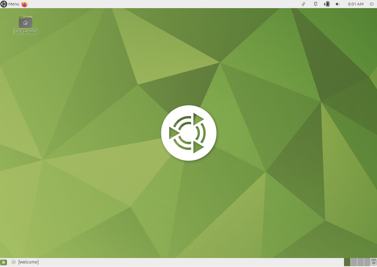 The default Ubuntu Mate desktop.