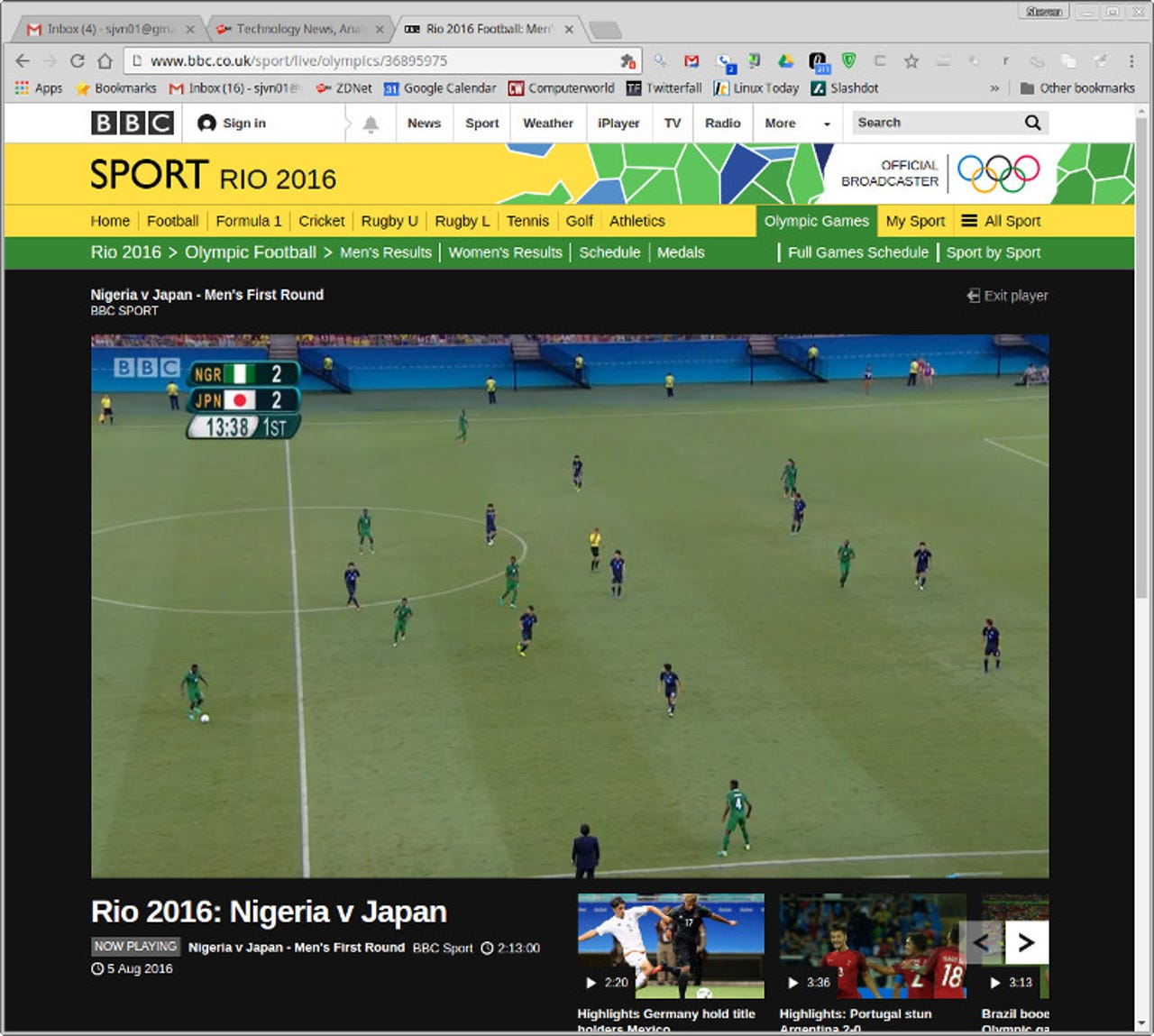 BBC Rio Olympics Coverage