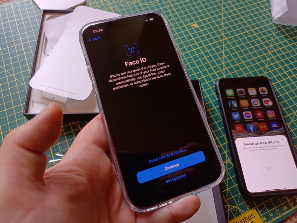 Setting up Face ID