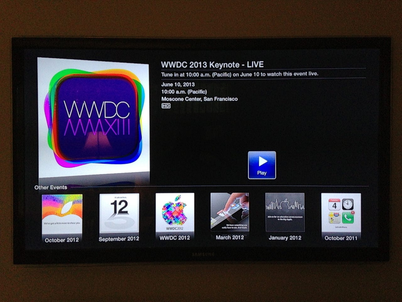 Confirmed: WWDC keynote address to stream on Apple TV; iOS app possible - Jason O'Grady