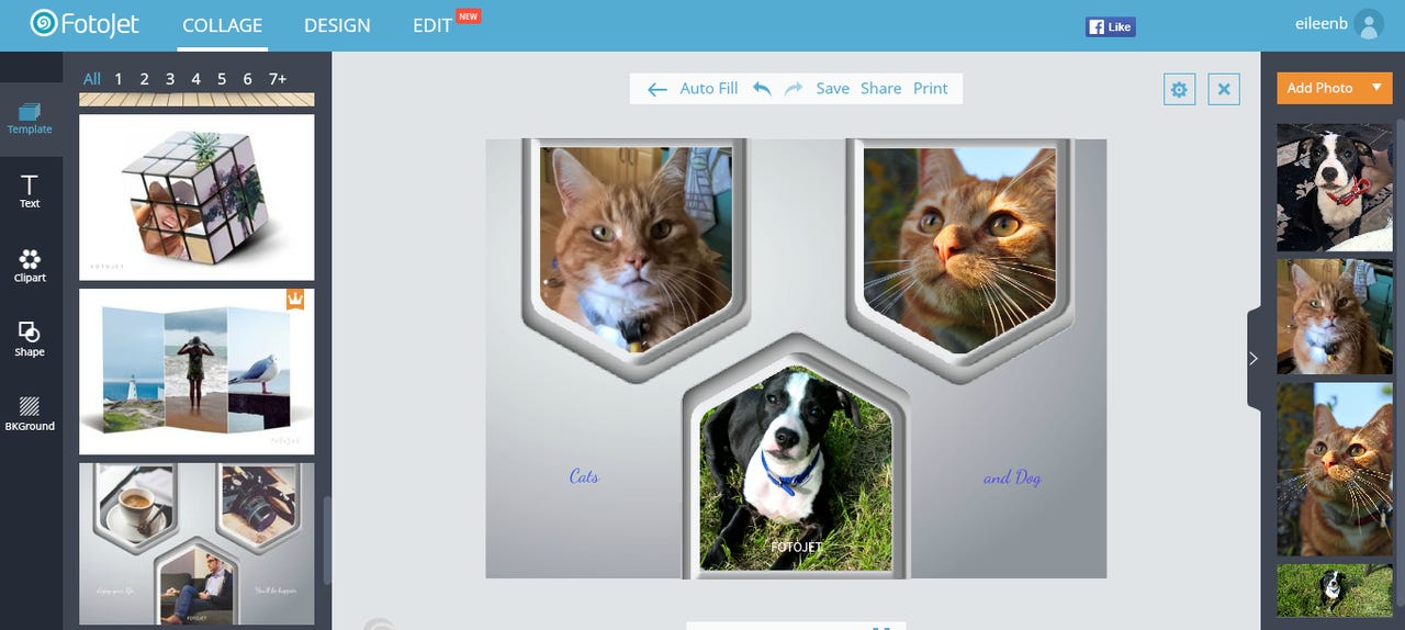Fotojet free online collage maker will enhance your social interactions ZDNet
