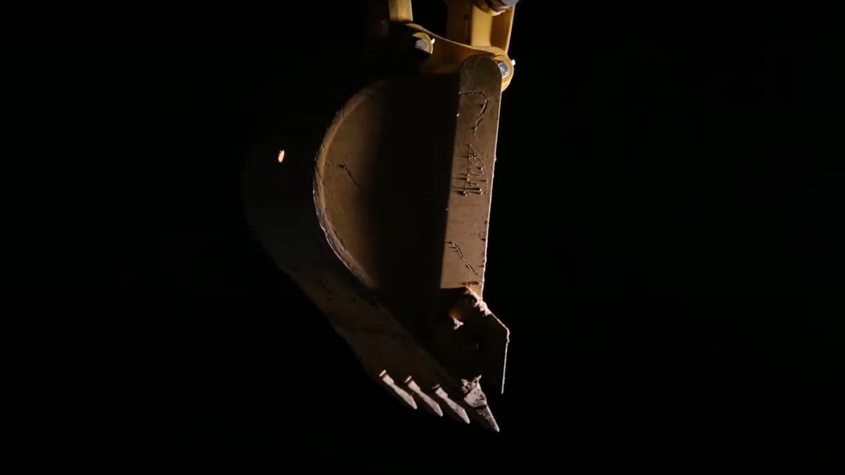 Watch a robotic excavator managed like a videogame