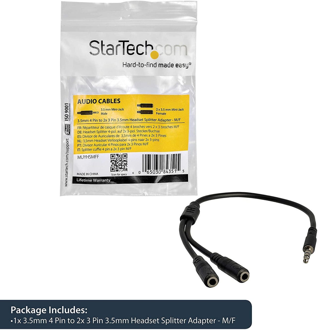 StarTech.com Headset Adapter
