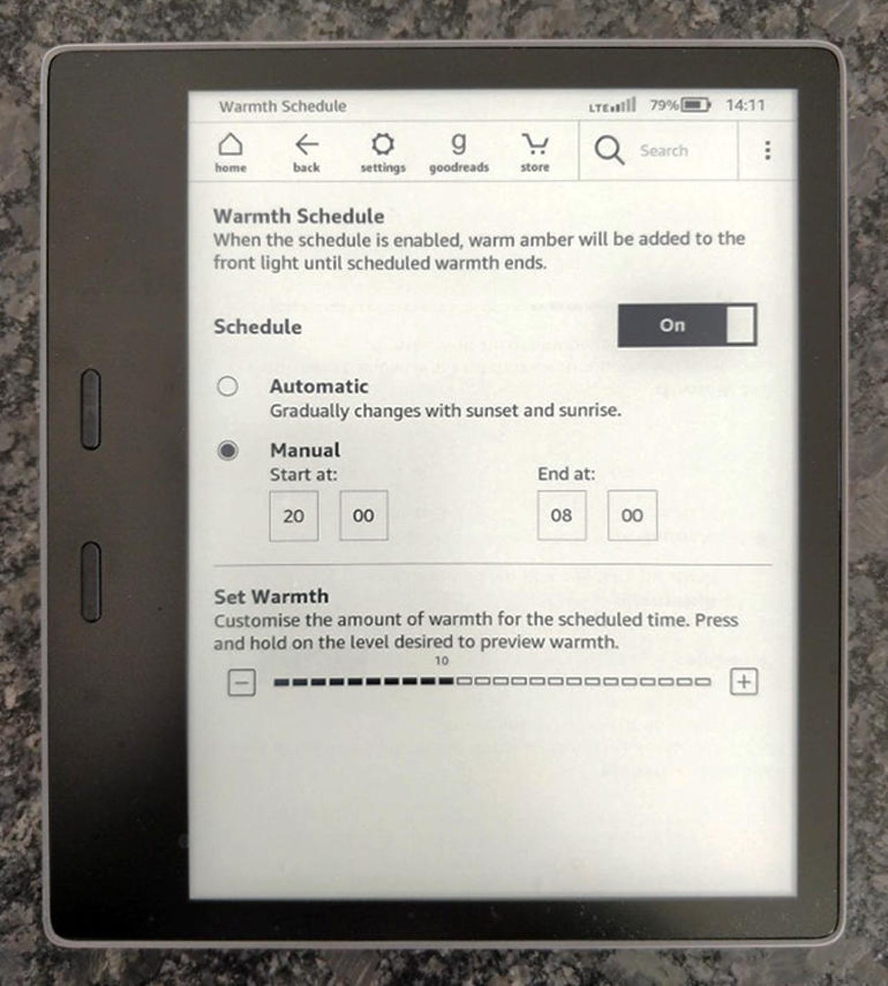 Kindle Oasis 10th Gen 8GB/32GB, Wi-Fi, 7in adjustable light, WITH