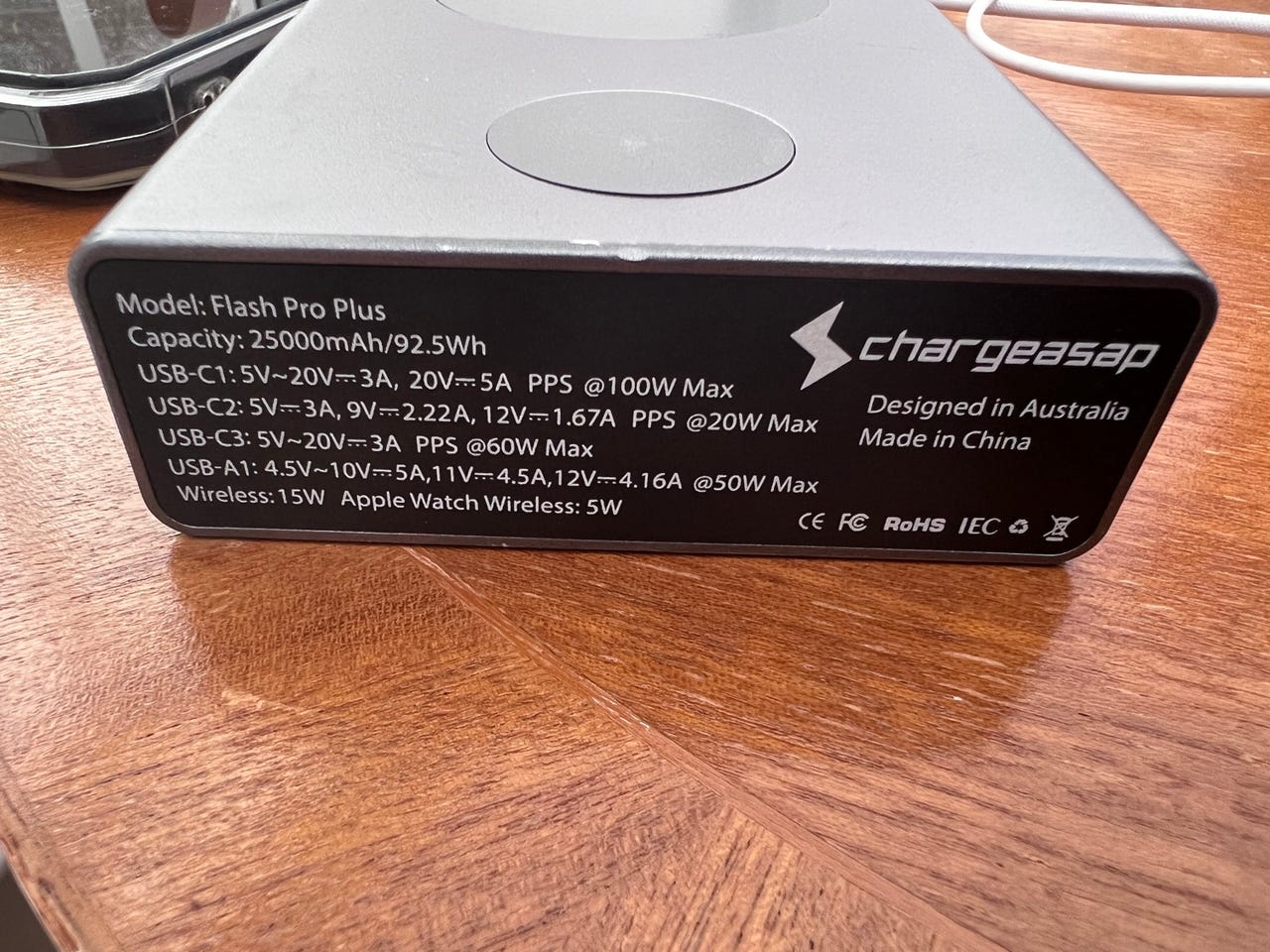 Chargeasap Flash Pro Plus in action