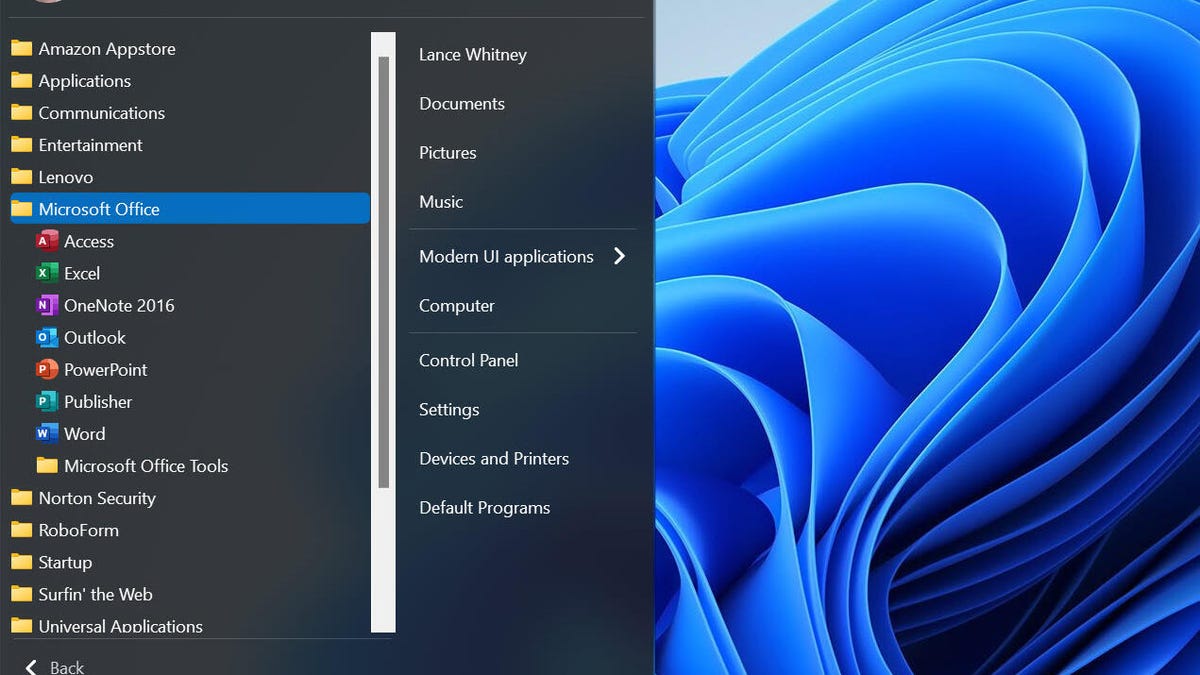 How to replace your Windows 11 Start menu with a third-party app | ZDNET