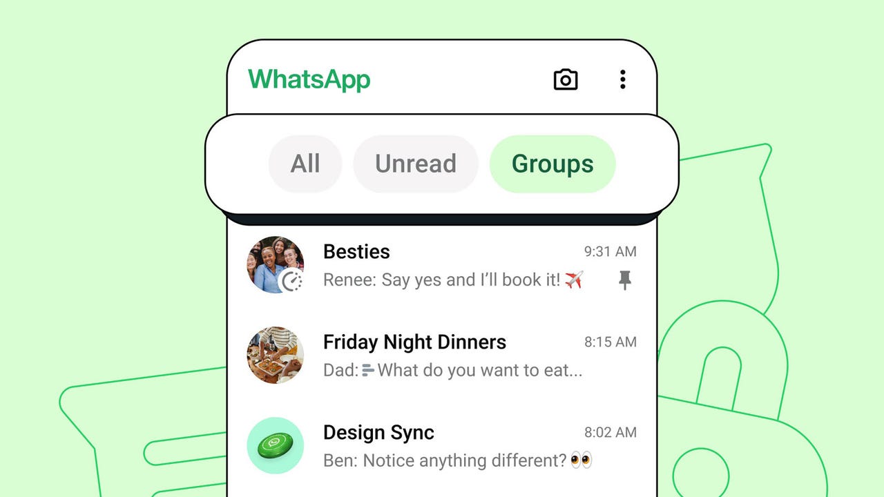 WhatsApp's chat filters