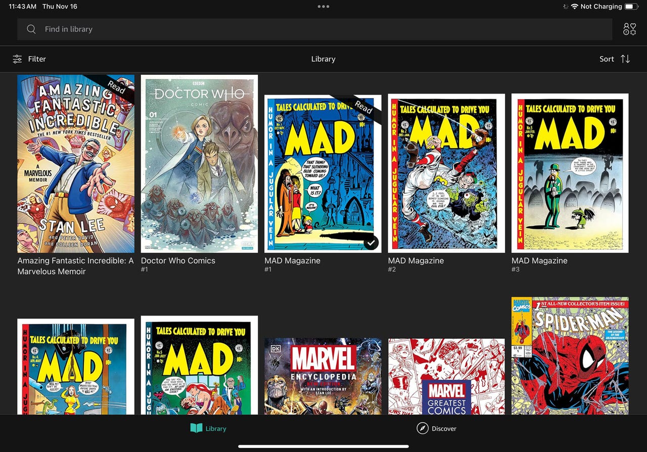 The days are numbered for Amazon's Comixology app