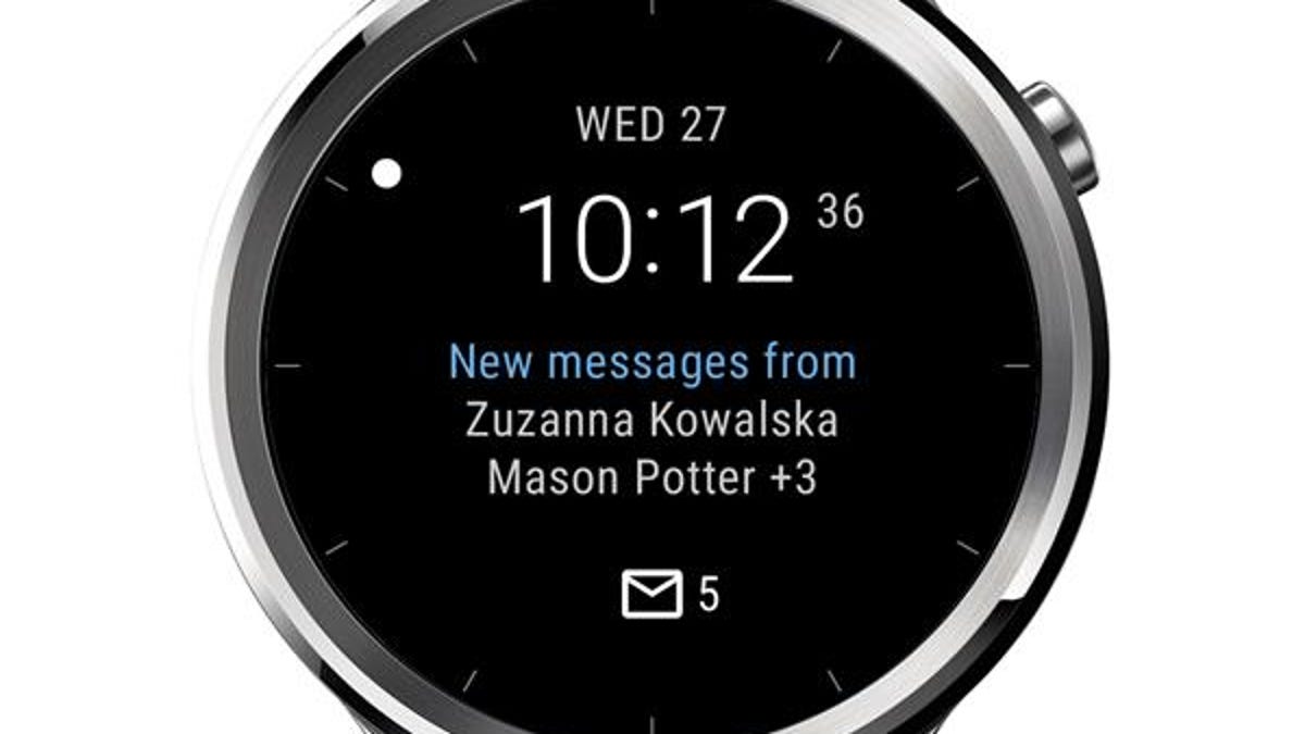 Microsoft introduces Outlook watch face for Android Wear | ZDNET