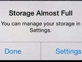 Storage Almost Full? A quick, easy, should-know-better way to clear space on an iPhone