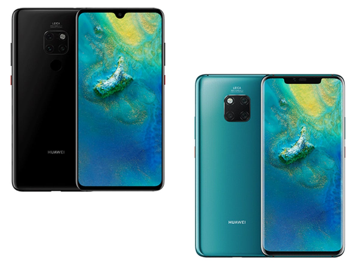 Uitgang plank tint Huawei Mate 20 and 20 Pro unveiled: More AI, better cameras, wireless  charging | ZDNET