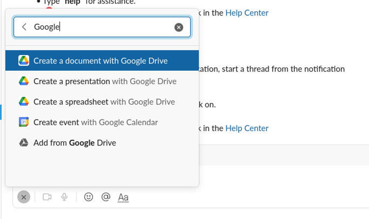 How to integrate Google Drive into Slack