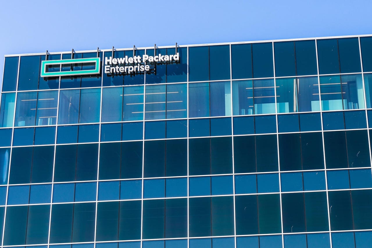 The new Hewlett Packard Enterprise (HPE) corporate headquarters, San Jose, Silicon Valley