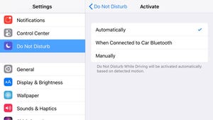 Turn on Do Not Disturb While Driving