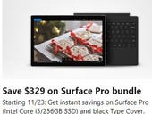Microsoft's Black Friday deals include discounts on its Surface Pro tablet, Windows laptops