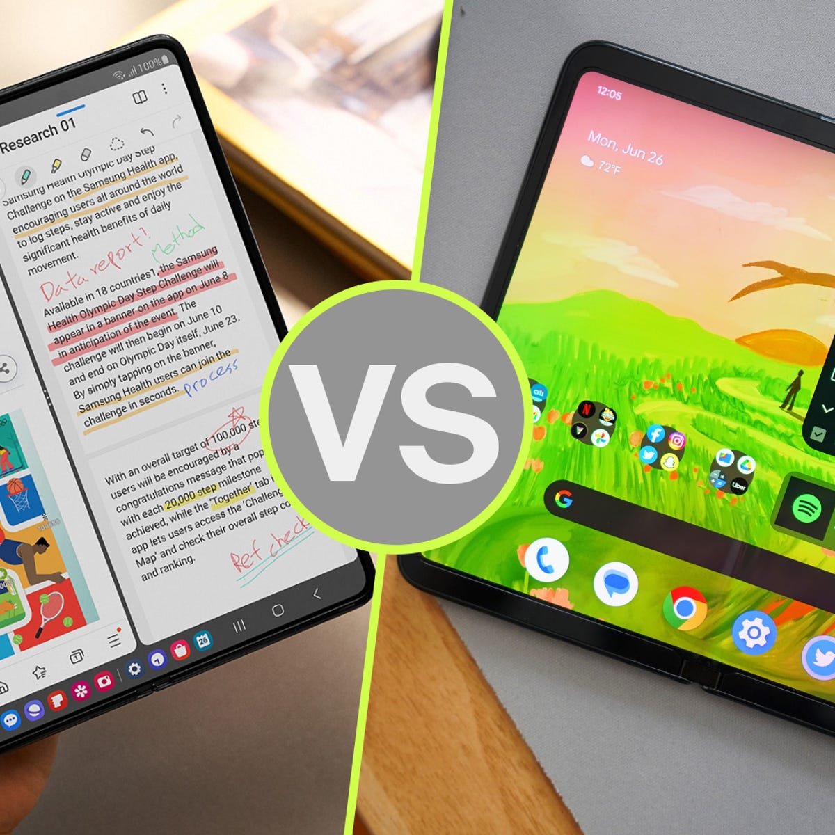 Samsung Galaxy Z Fold 5 vs. Google Pixel Fold: Which $1,799 phone is  better?