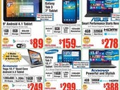 Fry's Electronics, Newegg Black Friday 2013 ads leak: Laptop, desktop, tablet PC deals