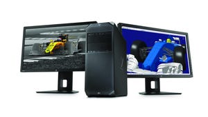 HP Z6 Workstation with dual HPZ27x Displays