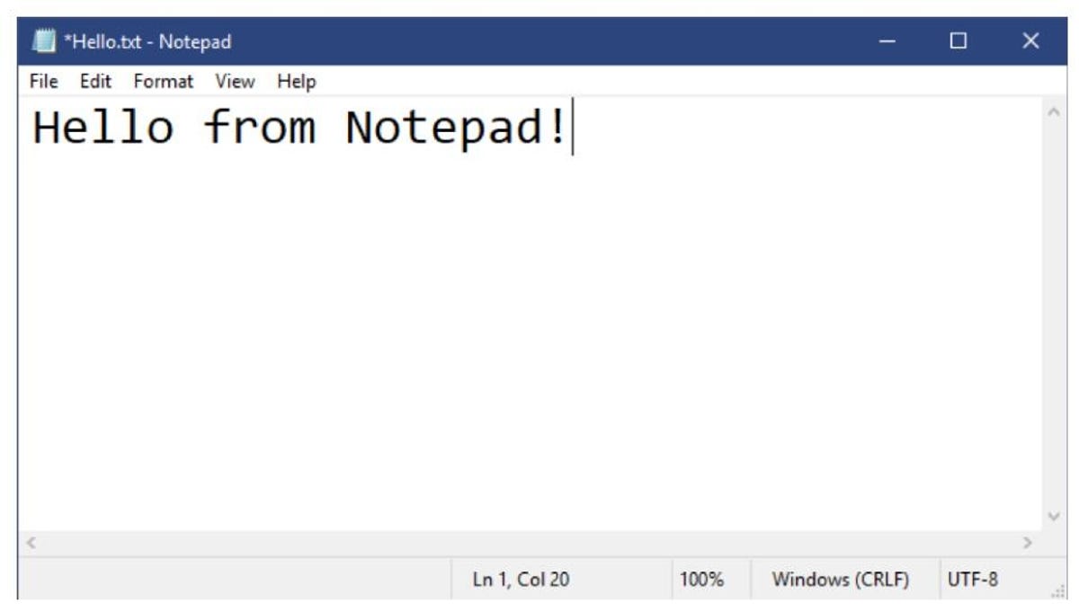 Microsoft makes Notepad a separate Store app starting with new Windows 10  20H1 test build | ZDNET