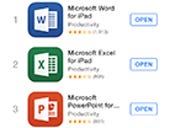 Office for iPad tops App Store charts; reviews tepid