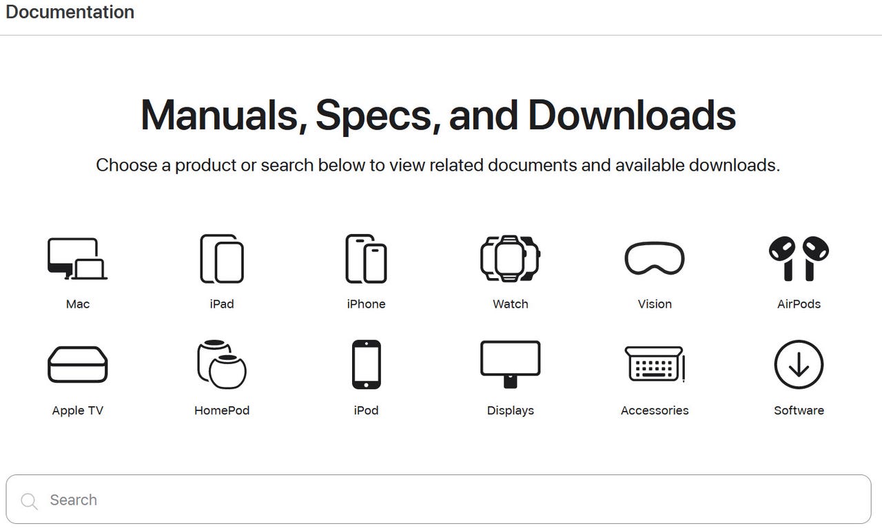 Apple's new Documentation website
